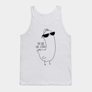 Too Coo For Schoo Pigeon Tank Top